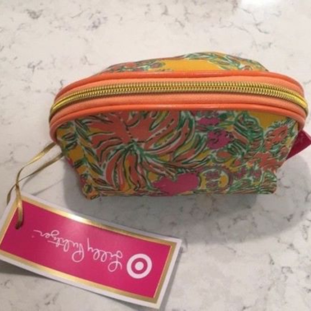 Lilly Pulitzer Cosmetic Pouch, "Happy Place"